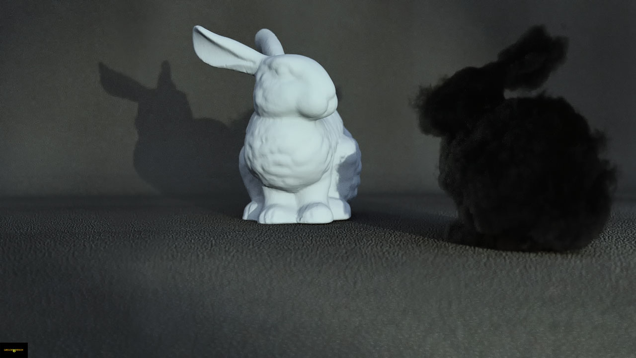 anstrakt 3D Visual Kaninchen
